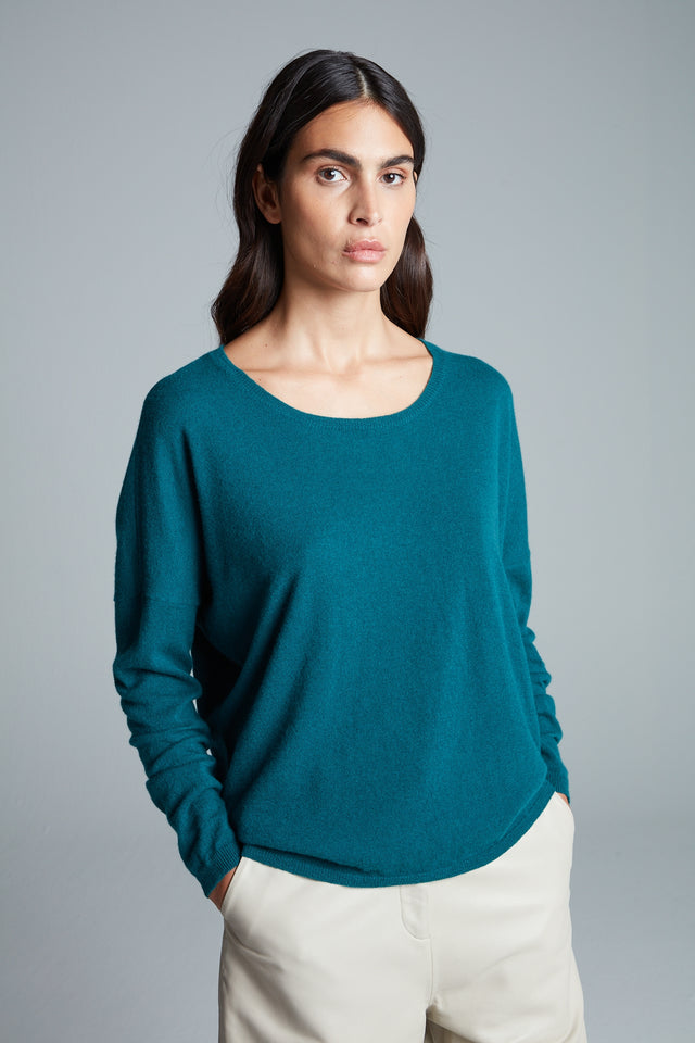 Cashmere | Sweater | Celya | Teal Knit