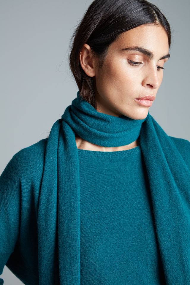 Scarf | Cashmere | Teal Knit