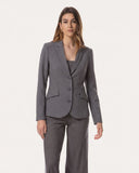 Blazer | Regular-Travelqualität Dessin | Danno Stripe | Dark Antra Stripe