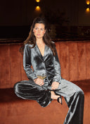 Blazer | Velour Tencel | Sakumi | Silver Velvet