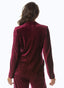Blazer | Velour Tencel | Sakumi | Wine Red Velvet