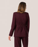 Blazer | Recycled Regular-Travelqualität | Goshiko | Merlot