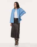 Blouse | Poplin Stretch | Mieka | Alaskan Blue
