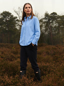Bluse | Poplin-Stretch | Mieka | Alaskan Blue
