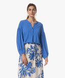 Blouse | Light Travel | Byaku | Hawaiian Ocean