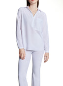 Light Travel Jersey Blouse | Kaemi | White
