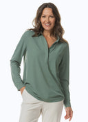 Bluse | Soft Travel Qualität | Kaemi Soft | Sage Green