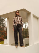 Bluse | Viskose | Lihana | Espresso Splash