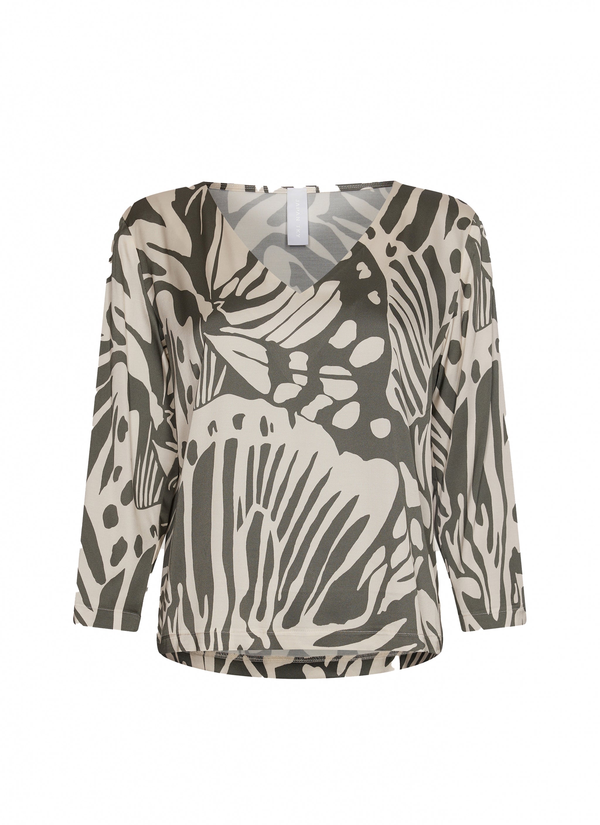 Blouse | Satin Viscose Dessin | Rini | Butterfly