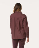 Blouse | Poplin Stretch | Noutria | Merlot