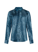 Blouse | Satin Viscose Elastan | Wiya | Stardust Print