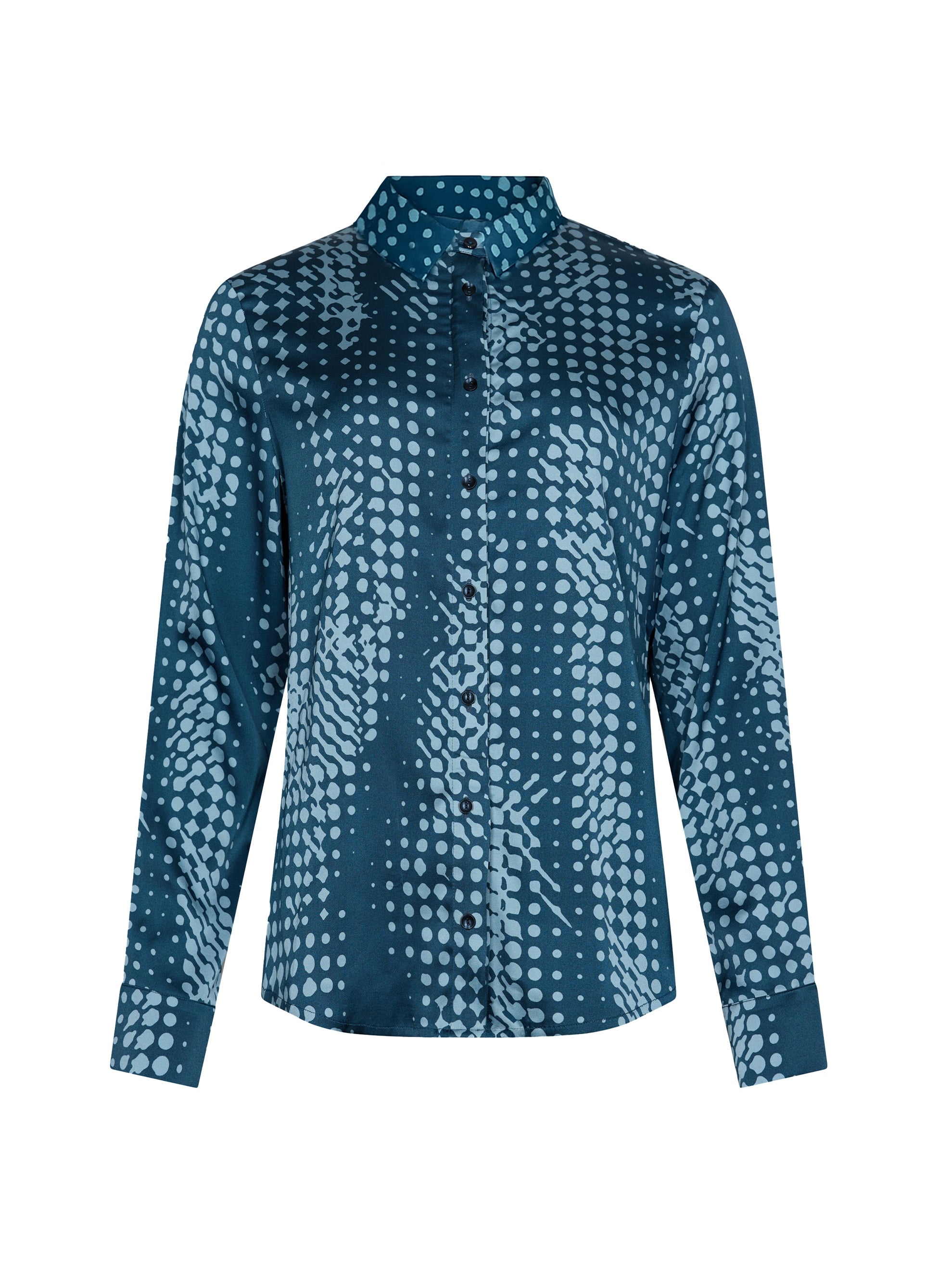 Blouse | Satin Viscose Elastan | Wiya | Stardust Print