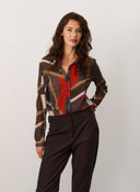 Top | Crinckle Polyester | Wiya | Graphic Print