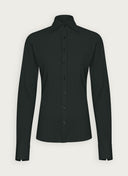 Button-up | Travel Jersey blouse | Ayaka Closed | Deep Black