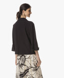 Blouse | Regular Travel | Shigeko | Deep Black - shop_name