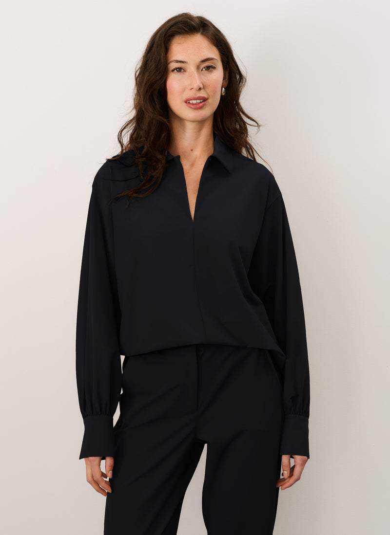 Blouse | Regular Travel | Sotoko | Deep Black