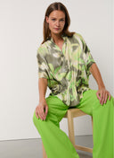 Top | Satin Viscose Dessin | Fusami | Fluor Flower
