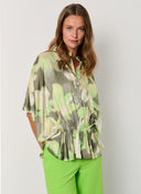 Top | Satin Viscose Dessin | Fusami | Fluor Flower