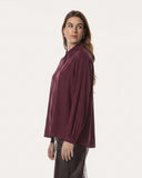 Blouse | Light Travel | Iwai | Merlot