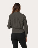 Blouse | Recycled Regular Travel | Yukako | Olive Night