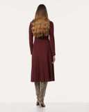 Kleid | Comfort-Travelqualität | Lujika | Merlot