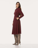 Kleid | Comfort-Travelqualität | Lujika | Merlot
