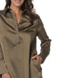 Jurk | Heavy Satin Stretch | Renka | Olive Satin