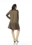 Jurk | Heavy Satin Stretch | Renka | Olive Satin