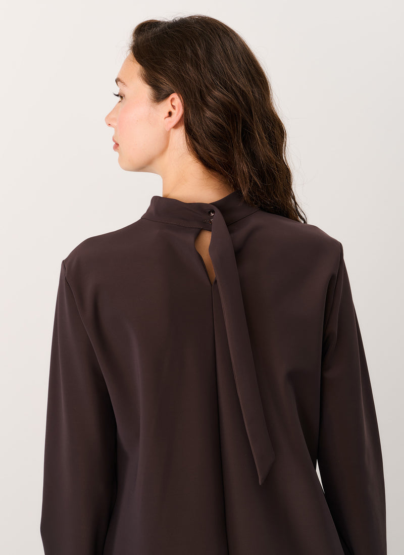 Kleid | Bonded Travel | Hanae | Dark Brown