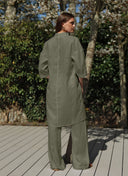 Dress | Linen | Lomitsy | Olive linen
