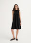 Sleeveless | Dress | Travel Jersey | Amya | Deep Black