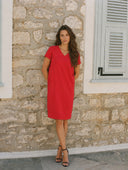 Kleid | Regular Travelqualität | Misas | Poppy Red