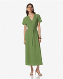 Kleid | Regular-Travelqualität | Yukijura | Wasabi