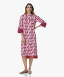Dress | Regular Travel Print | Ichico Dessin | Sorbet Eclips - shop_name