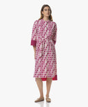 Dress | Regular Travel Print | Ichico Dessin | Sorbet Eclips - shop_name