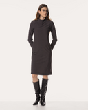 Dress | Structured Travel | Runa Pique | Merlot blend structure
