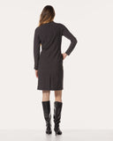 Dress | Structured Travel | Runa Pique | Merlot blend structure