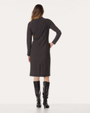 Dress | Structured Travel | Runa Pique | Merlot blend structure