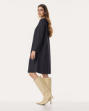 Dress | Bonded Travel | Binko | Black-Blue