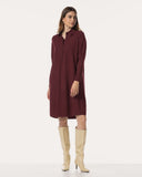 Dress | Recycled Regular Travel | Riku | Merlot