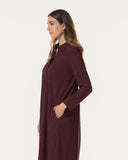 Dress | Recycled Regular Travel | Riku | Merlot
