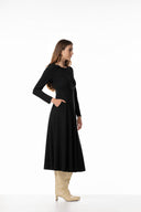 Dress | Recycled Regular Travel | Tami Long Sleeve | Deep Black