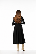Dress | Recycled Regular Travel | Tami Long Sleeve | Deep Black