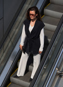 Gilet | Bonded Travel Qualität | Karlyn | Deep Black