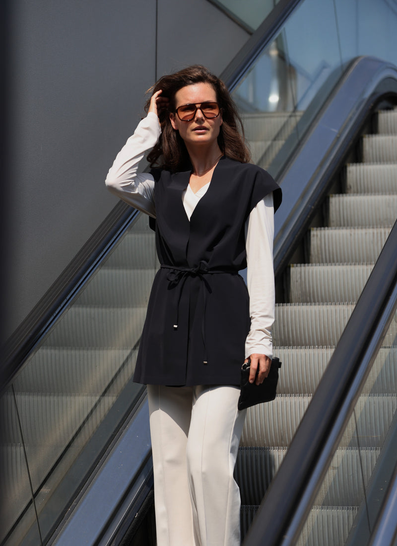 Gilet | Bonded Travel | Karlyn | Deep Black