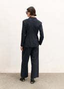 Blazer | Travel Jersey | Anna stripe | Black Blue Stripe