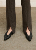 Pants | Regular Travel Print | Etio | Herringbone