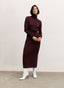 Kleid | Baumwollstrick | Nagisa | Aubergine Knit