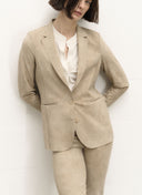 Blazer | Reisejersey | Toku | Sandfarbenes Wildleder