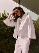 Jacket | Bonded Travel | Sachi | White
